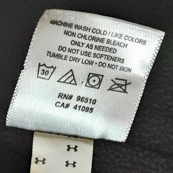 UNDER ARMOUR Infrared Storm Coldgear Fleece Lined Blue Cotton Blend Jacket Sz XL - Picture 8 of 8